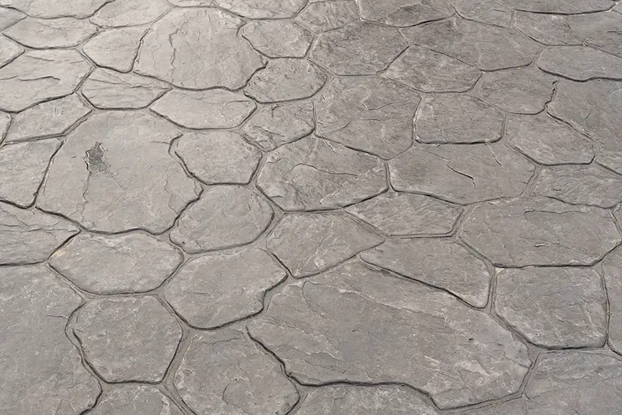 Decorative concrete, stamped concrete to look like natural stone - Collinsville, IL