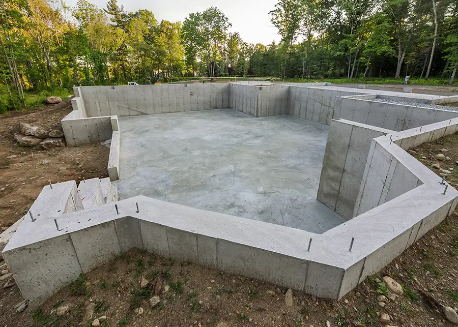 new home construction, basement home foundation - Collinsville, IL