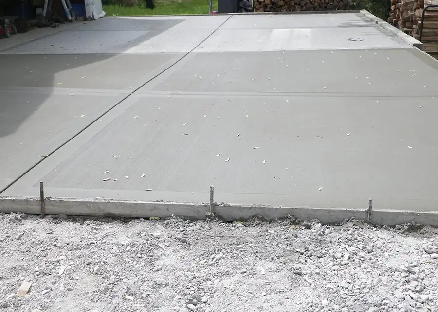 A+ Concrete - fresh poured concrete slabs for residential driveway - Collinsville, IL